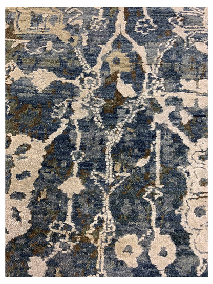 Artisan Adele Grey Multi Transitional Knotted Rug - Rugs - Artisan - Atlanta Designer Rugs