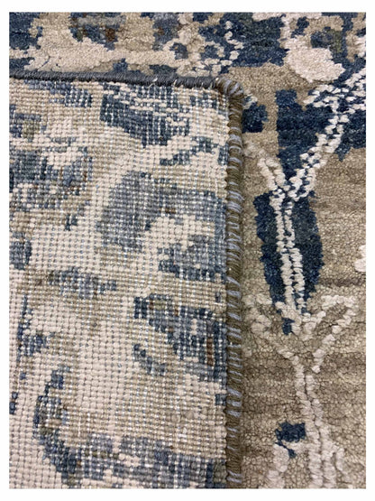 Artisan Adele Grey Multi Transitional Knotted Rug - Rugs - Artisan - Atlanta Designer Rugs
