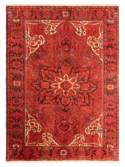Artisan Persian Traditions Red Charcoal Traditional Knotted Rug - Rugs - Artisan - Atlanta Designer Rugs