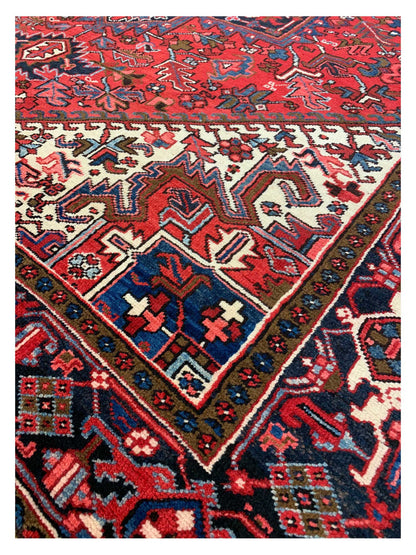 Artisan Persian Traditions Red Navy Traditional Knotted Rug - Rugs - Artisan - Atlanta Designer Rugs
