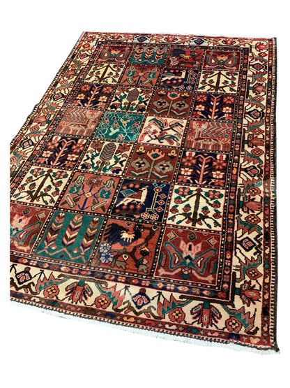 Artisan Persian Traditions Multi Beige Traditional Knotted Rug - Rugs - Artisan - Atlanta Designer Rugs