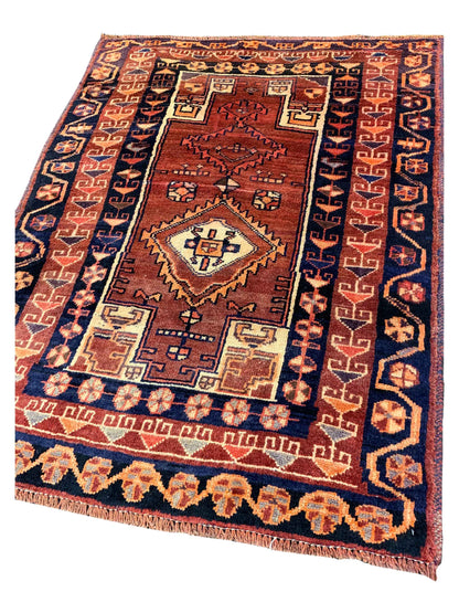 Artisan Persian Traditions Rust Black Traditional Knotted Rug - Rugs - Artisan - Atlanta Designer Rugs