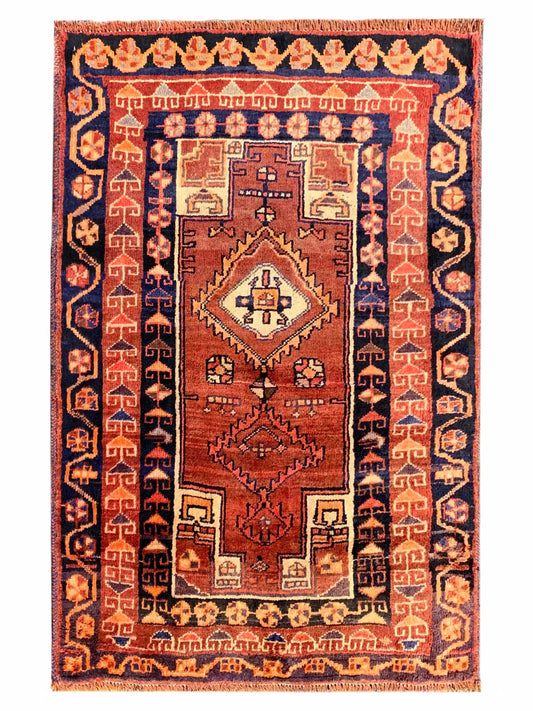 Artisan Persian Traditions 305752 Rust Traditional Knotted Rug