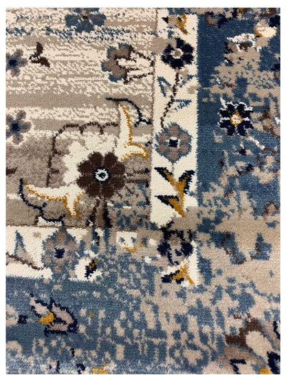 Artisan Julia Lt.Blue Beige Transitional Machinemade Rug - Rugs - Artisan - Atlanta Designer Rugs