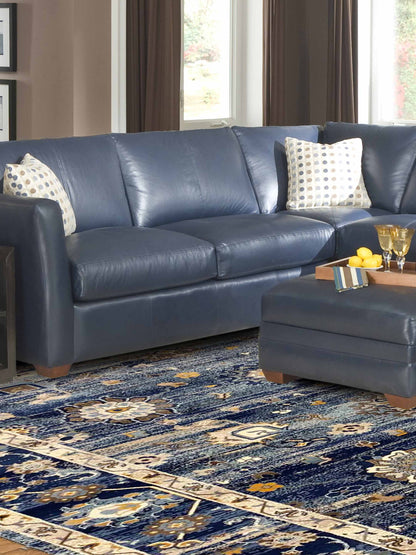 Artisan Julia Navy Lt.Blue Transitional Machinemade Rug - Rugs - Artisan - Atlanta Designer Rugs