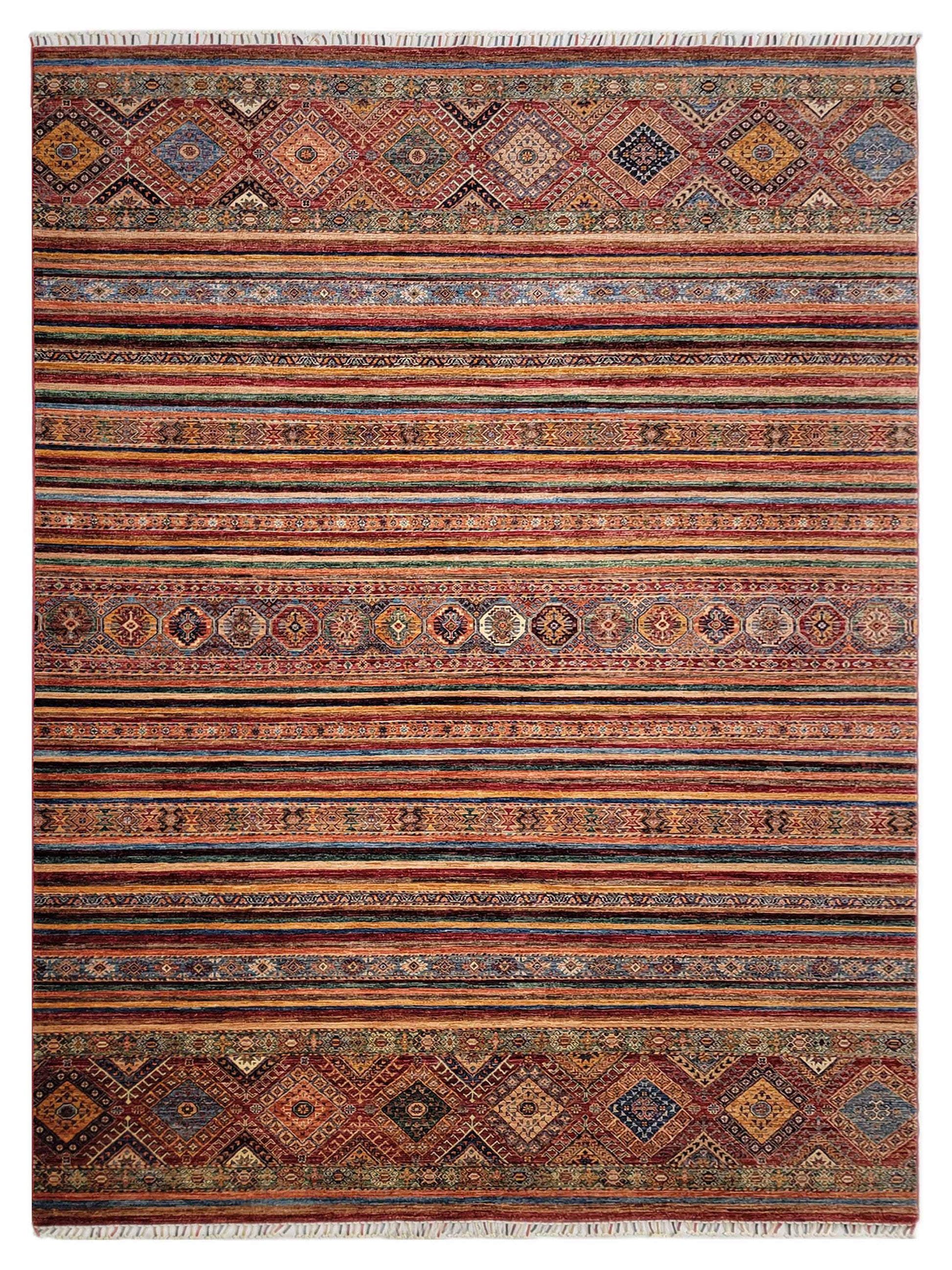 Artisan Kelsey 310167 Red Traditional Knotted Rug