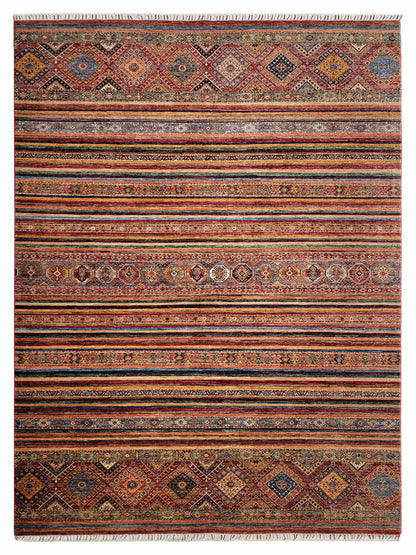 Artisan Kelsey 310167 Red Traditional Knotted Rug