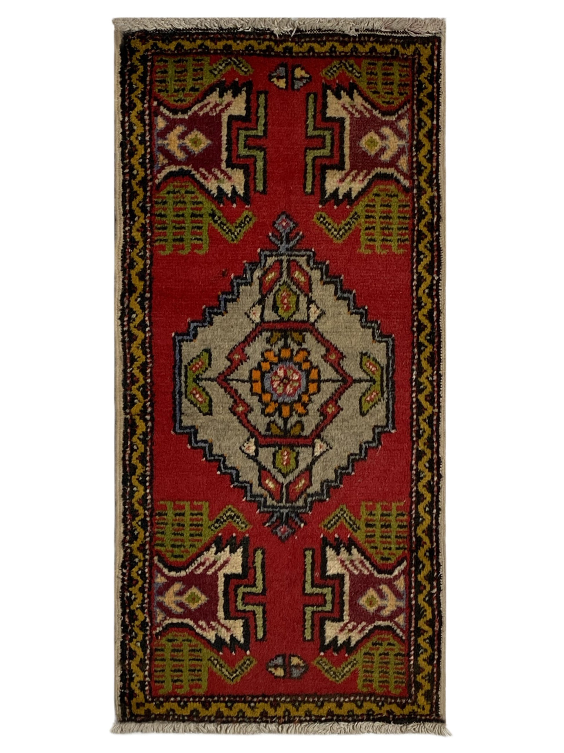 Artisan Angelina 310679 Red Vintage Knotted Rug