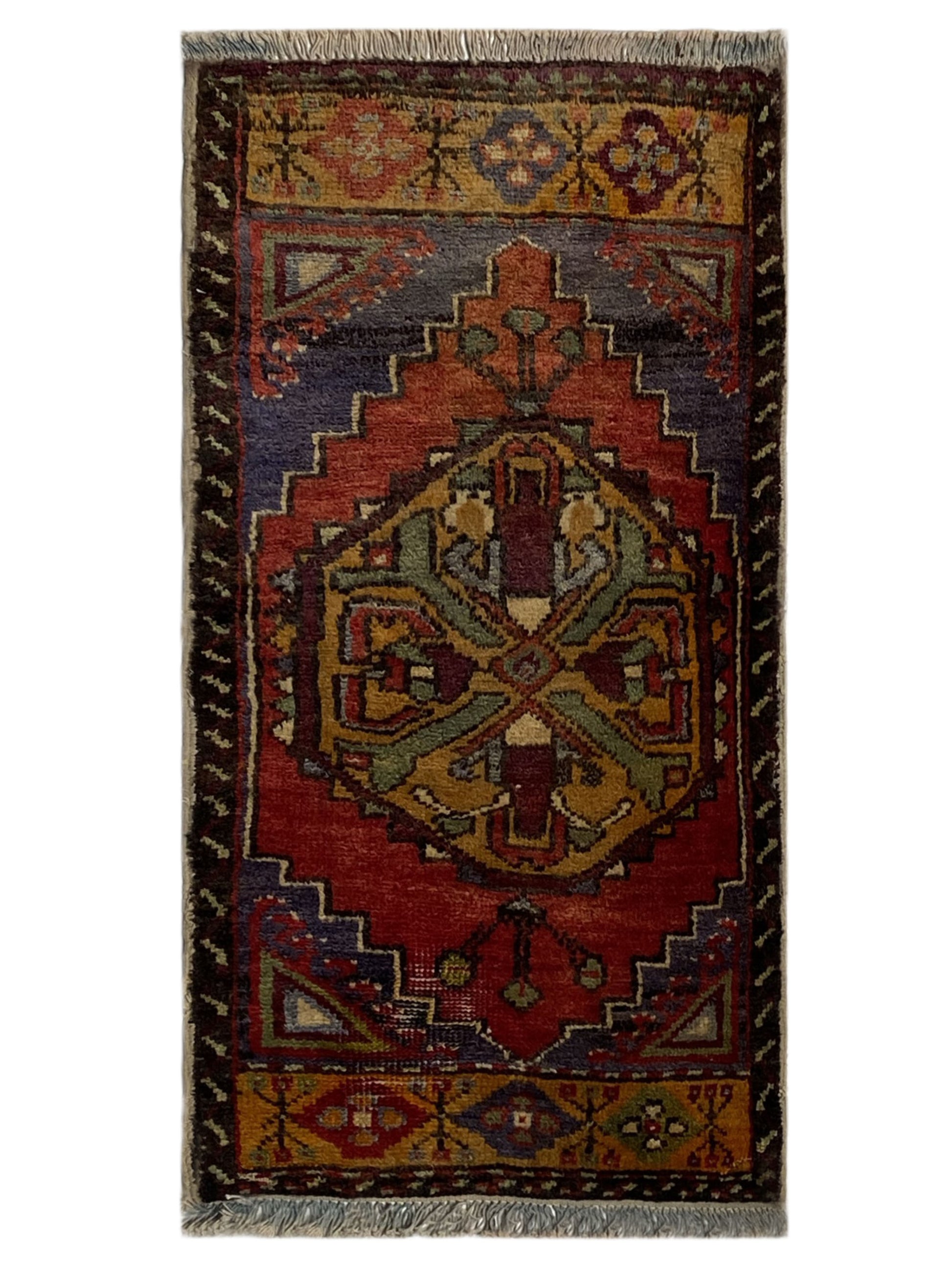 Artisan Angelina 310687 Red Vintage Knotted Rug