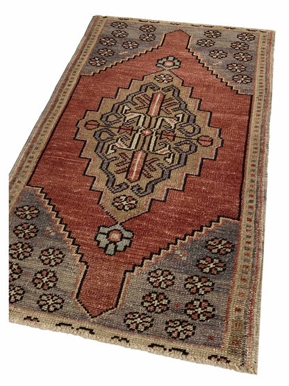 Artisan Angelina Rose Beige Vintage Knotted Rug - Rugs - Artisan - Atlanta Designer Rugs