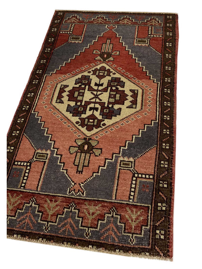 Artisan Angelina Rust Brown Vintage Knotted Rug - Rugs - Artisan - Atlanta Designer Rugs