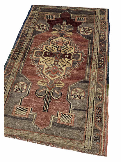 Artisan Angelina Rose Green Vintage Knotted Rug - Rugs - Artisan - Atlanta Designer Rugs