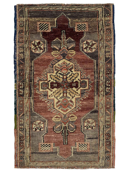 Artisan Angelina Rose Green Vintage Knotted Rug - Rugs - Artisan - Atlanta Designer Rugs