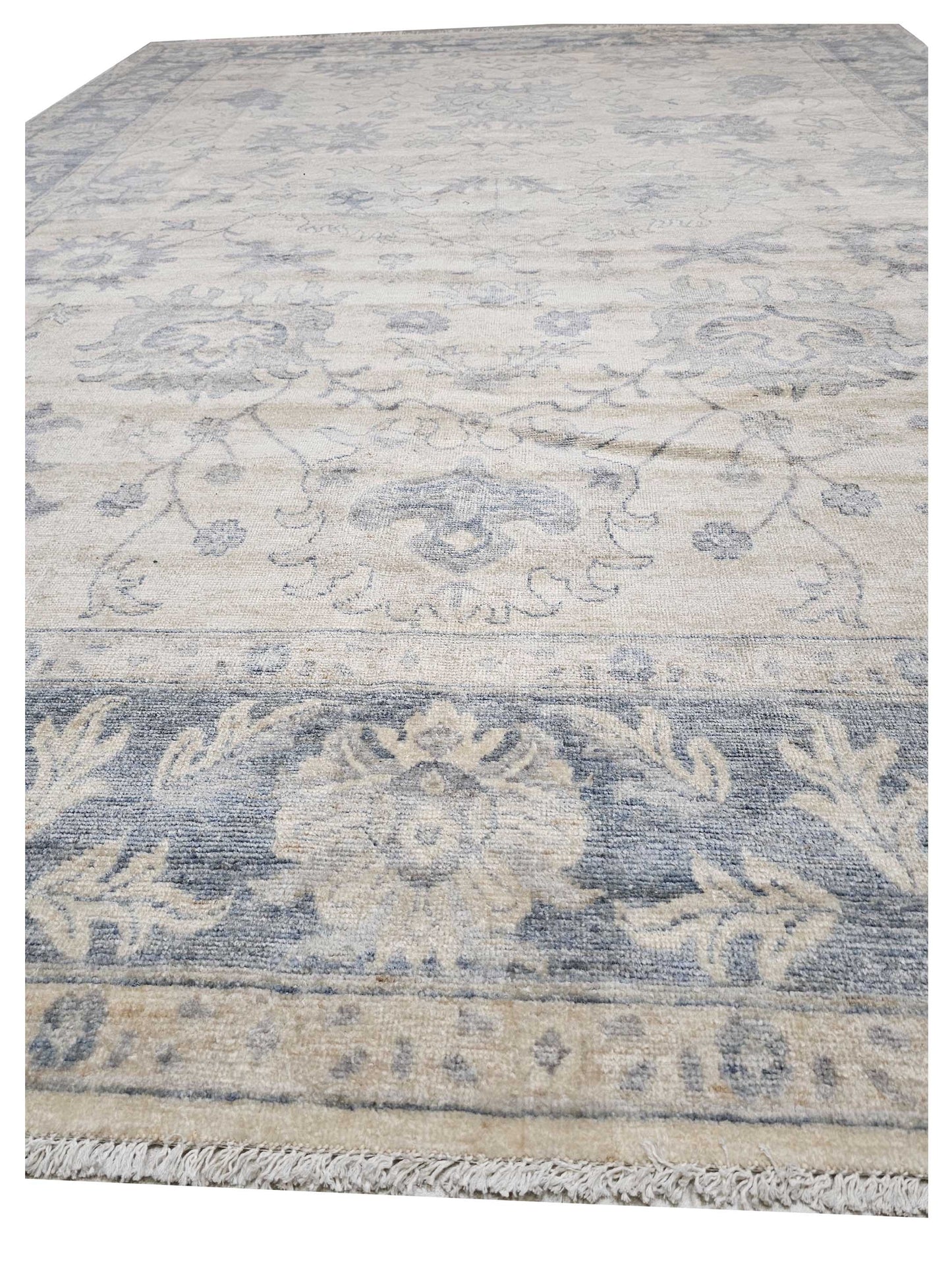 Artisan Konia  Lt.Gold Charcoal Traditional Knotted Rug