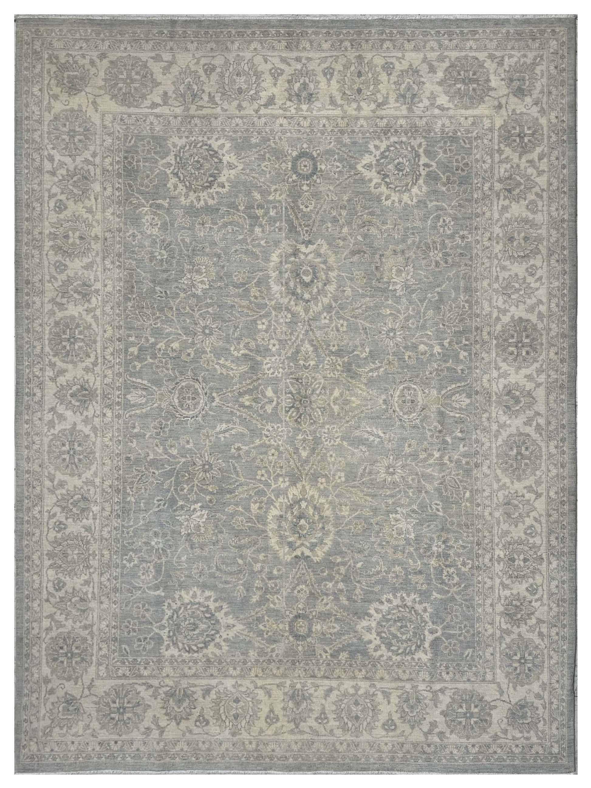 Artisan Patricia 318226 Lt.Blue Traditional Knotted Rug