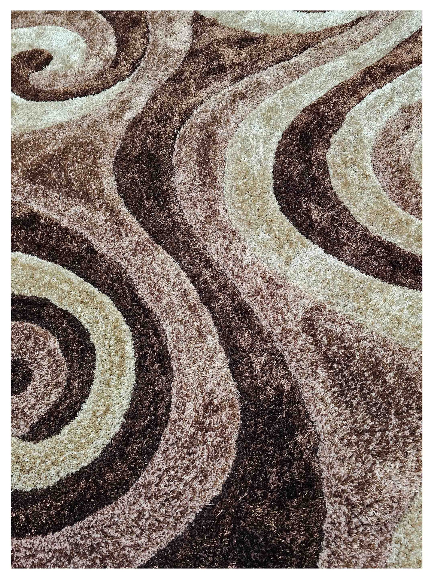 American Cover Design 3D Shaggy 3D 805 Coco  Modern Tufted Rug