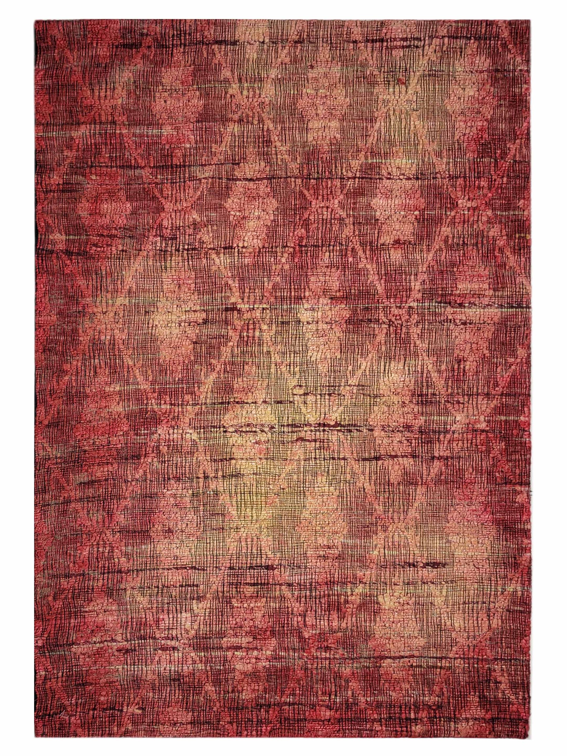 Artisan Viola 40065 Red Transitional Knotted Rug