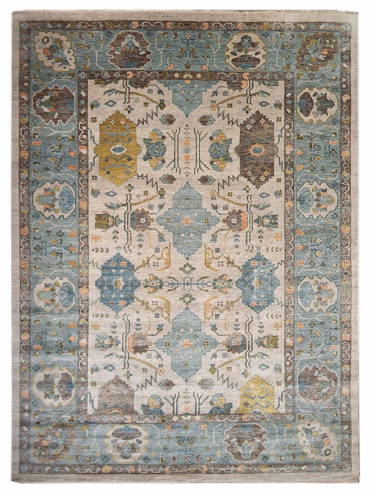 Artisan Blossom FB-526 Beige Traditional Knotted Rug