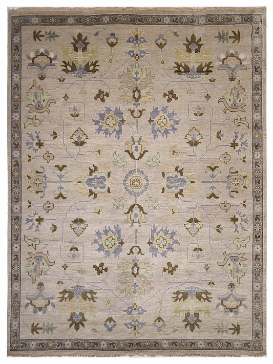 Artisan Blossom AUS Beige Traditional Knotted Rug