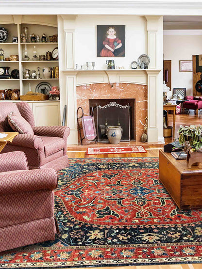 Artisan Gwyneth Rust Rust Traditional Knotted Rug - Rugs - Artisan - Atlanta Designer Rugs