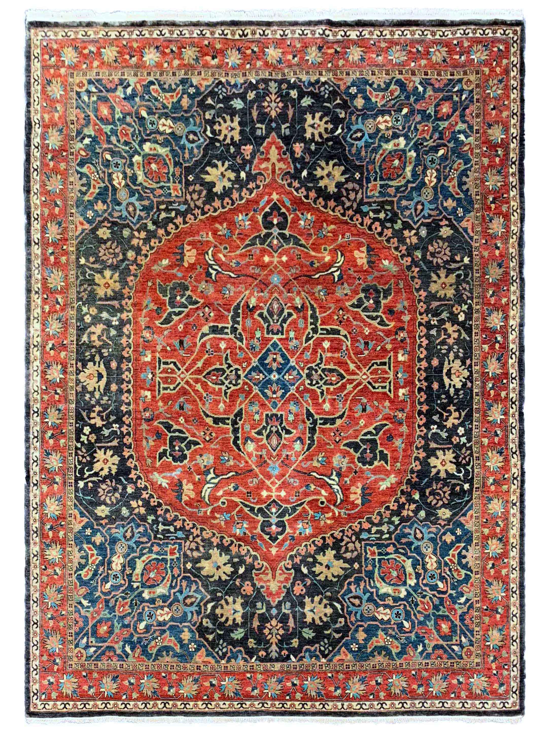 Artisan Gwyneth Rust Rust Traditional Knotted Rug – Atlanta Designer Rugs