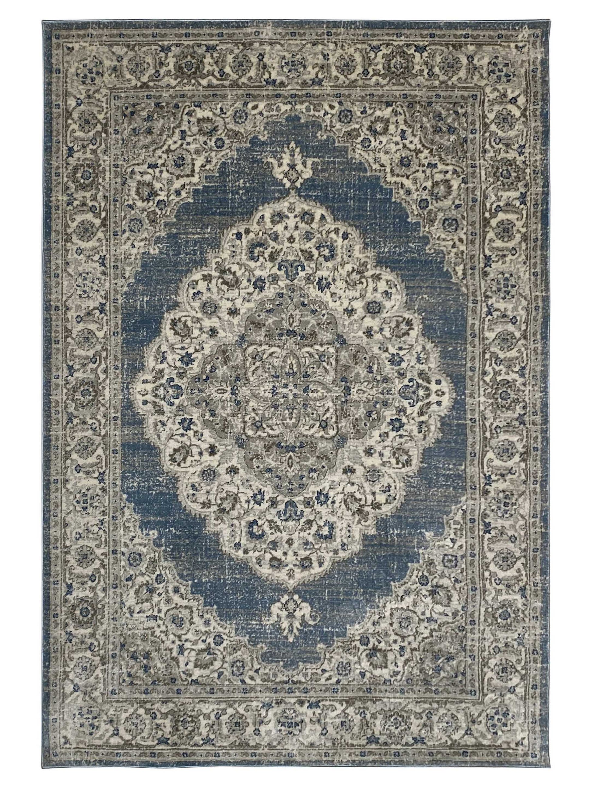 Artisan Brittany 5497A Blue Traditional Machinemade Rug
