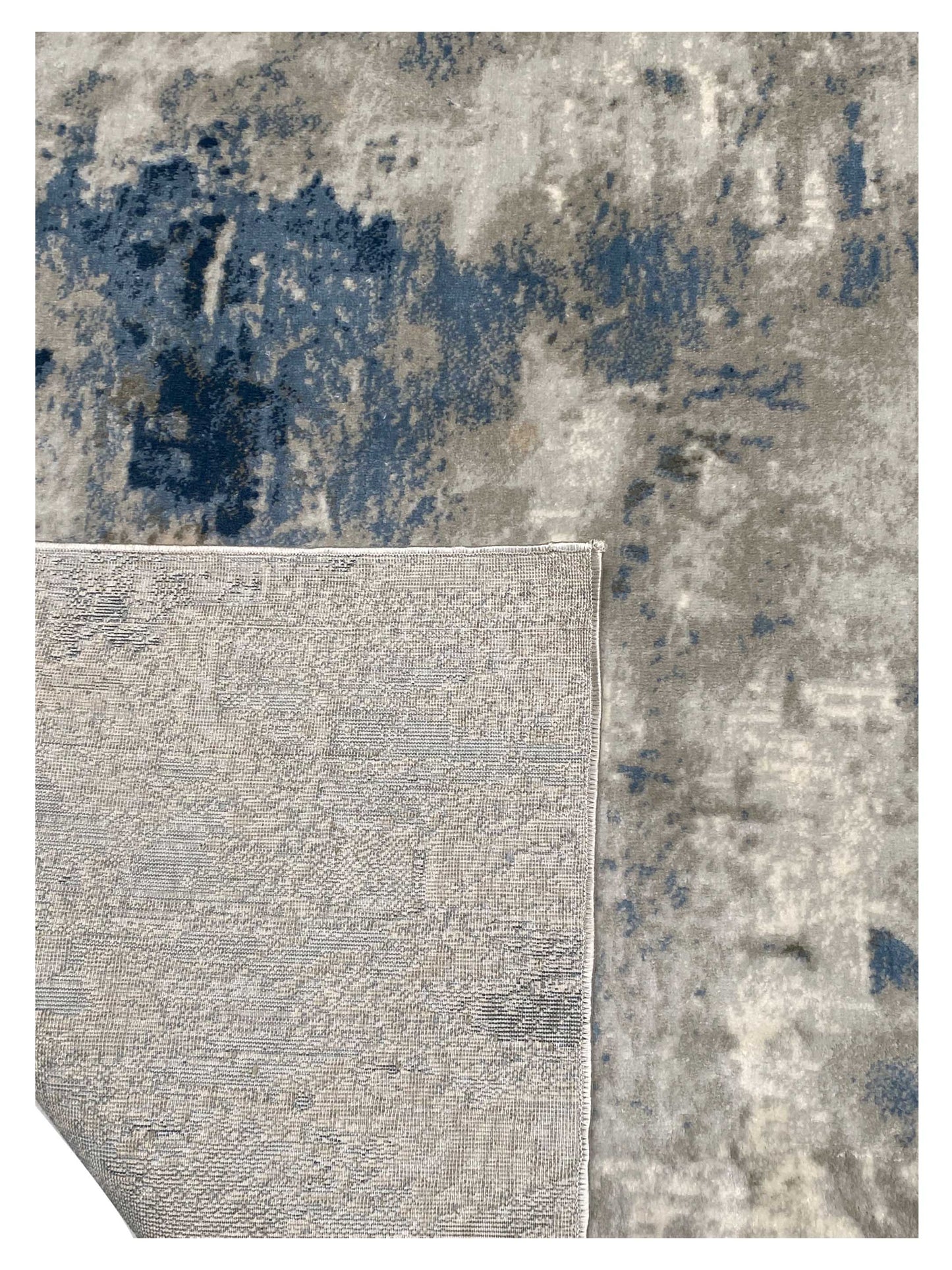 Artisan Bella Gray Blue Contemporary Machinemade Rug - Rugs - Artisan - Atlanta Designer Rugs