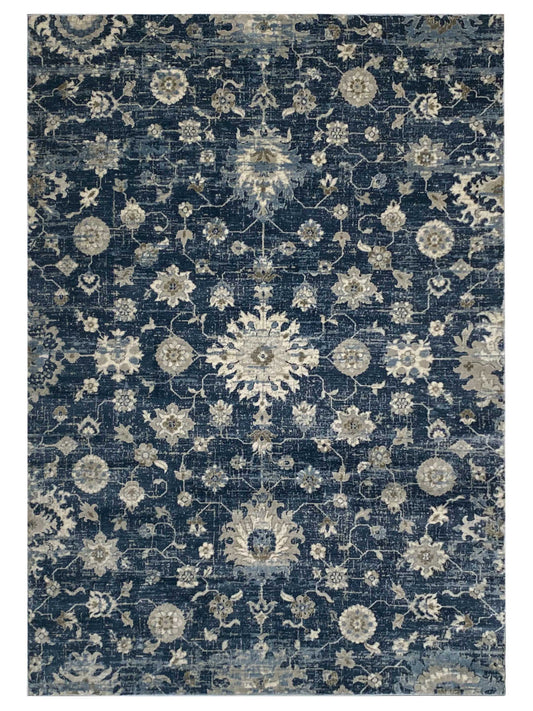 Artisan Bella Dk.Blue Dk.Blue Transitional Machinemade Rug - Rugs - Artisan - Atlanta Designer Rugs