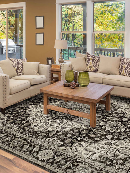 Artisan Bella Anthracite Anthracite Transitional Machinemade Rug - Rugs - Artisan - Atlanta Designer Rugs