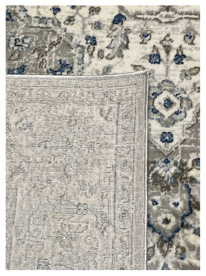 Artisan Bella Grey Cream Transitional Machinemade Rug - Rugs - Artisan - Atlanta Designer Rugs