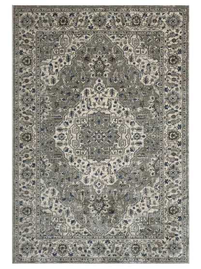 Artisan Bella Grey Cream Transitional Machinemade Rug - Rugs - Artisan - Atlanta Designer Rugs
