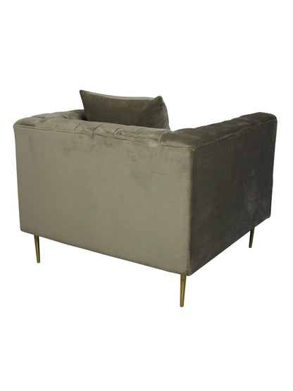 Eclectic Home Sofa Chair Rutland Beige Gold