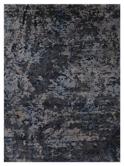 Artisan Mary Blue Contemporary Knotted Rug - Rugs - Artisan - Atlanta Designer Rugs