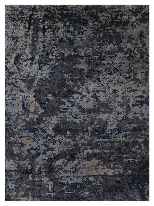 Artisan Mary MN-383 Blue Contemporary Knotted Rug