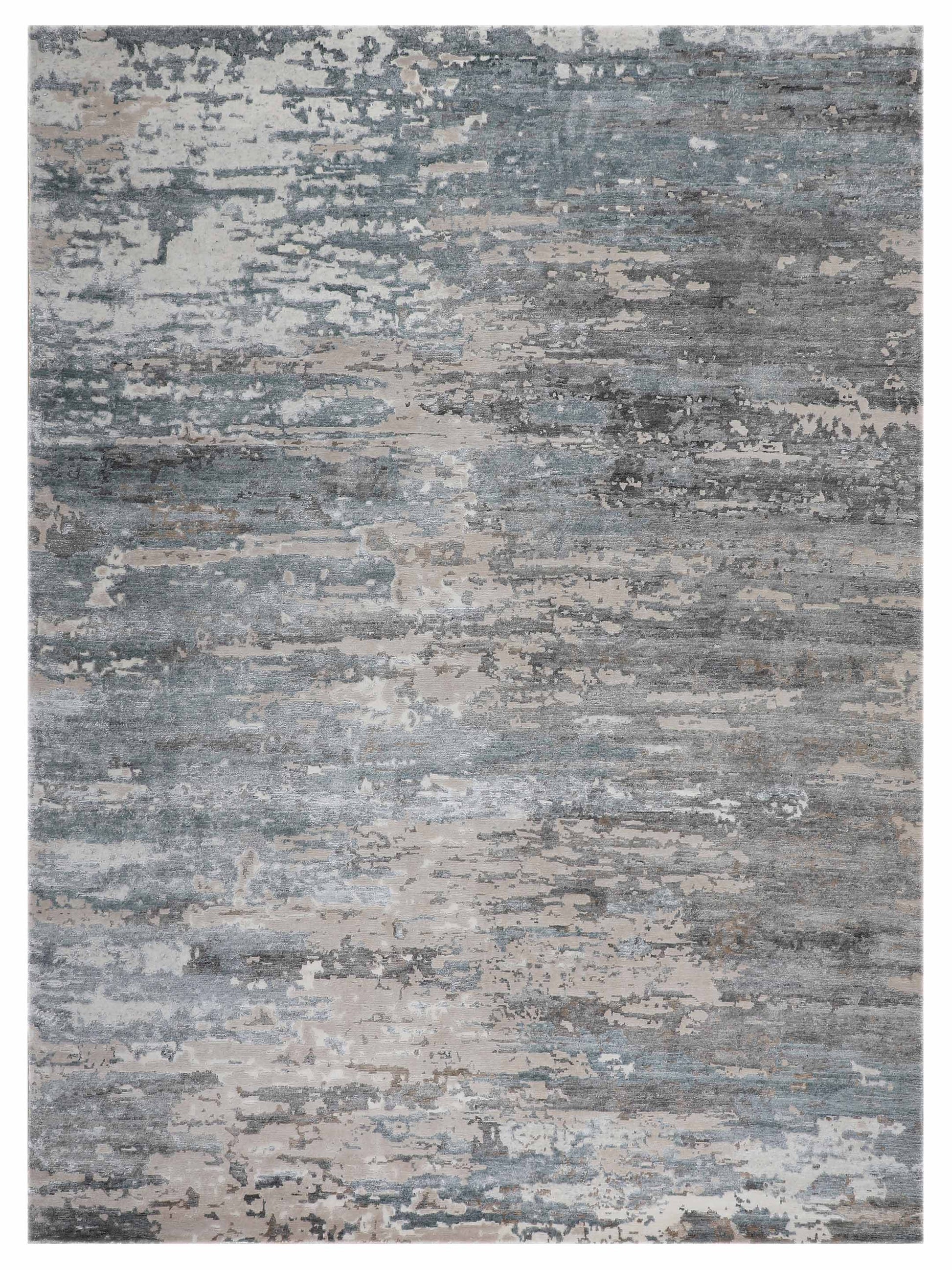 Artisan Mary MN-209 Sky Blue Contemporary Knotted Rug