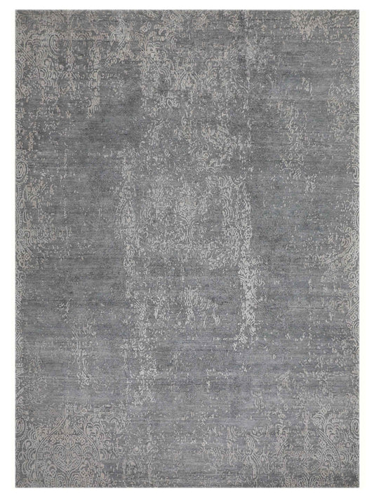 Artisan Mary MN-211 Silver Contemporary Knotted Rug