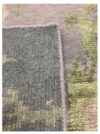 Artisan Mary Green Contemporary Knotted Rug - Rugs - Artisan - Atlanta Designer Rugs