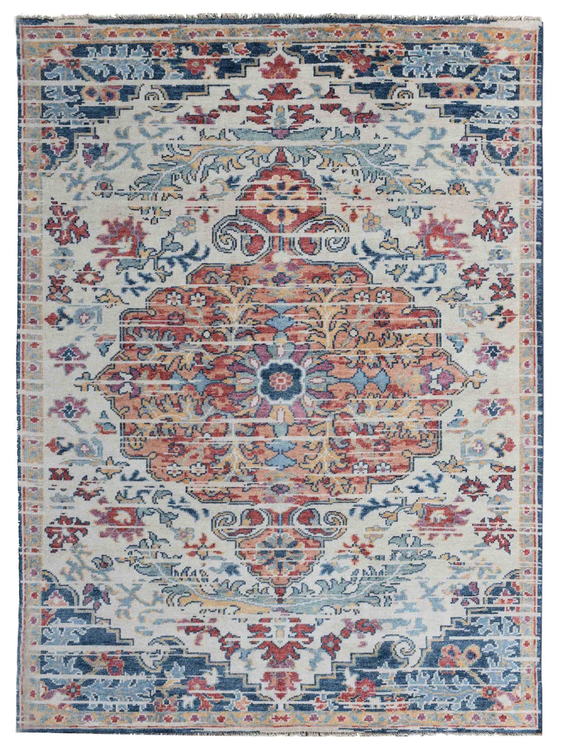 Artisan Aimee AB-201 Ivory Traditional Knotted Rug