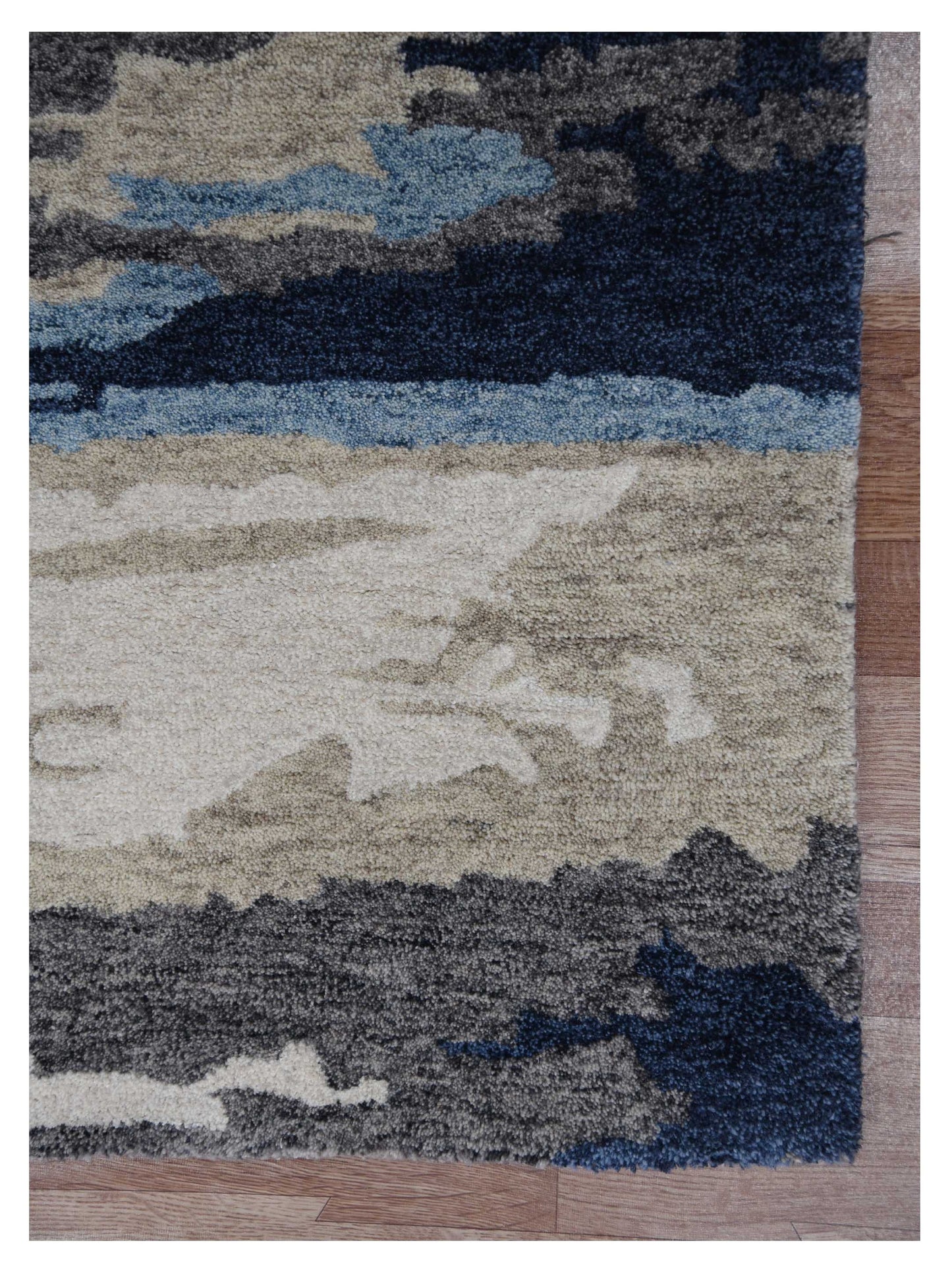 Limited ADELAIDE AD-104 BLUE  Transitional Tufted Rug