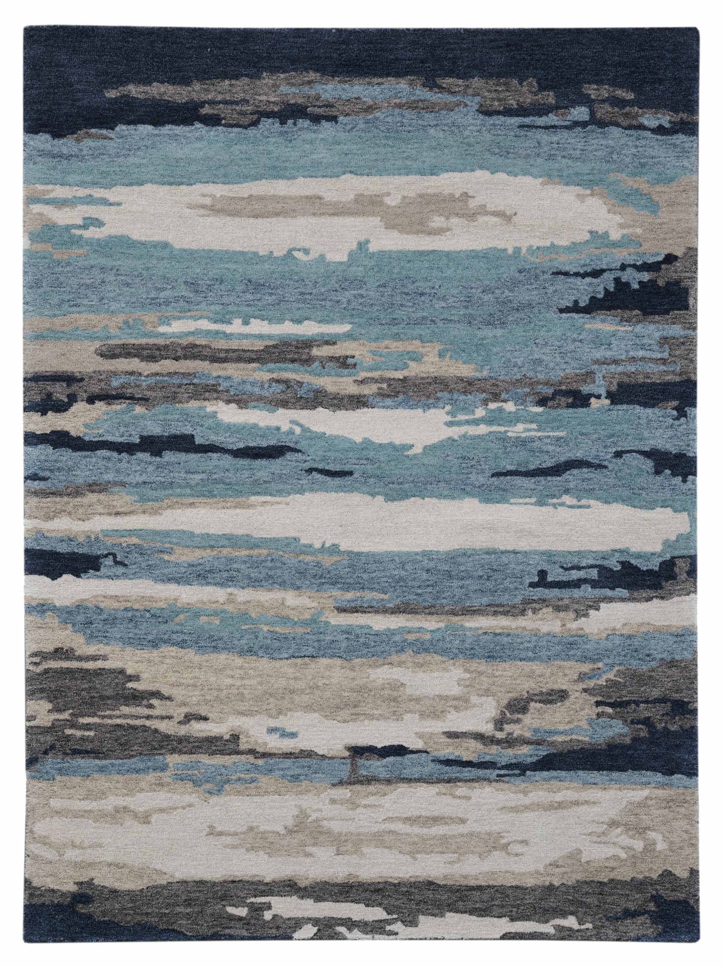 Limited ADELAIDE AD-104 BLUE Transitional Tufted Rug