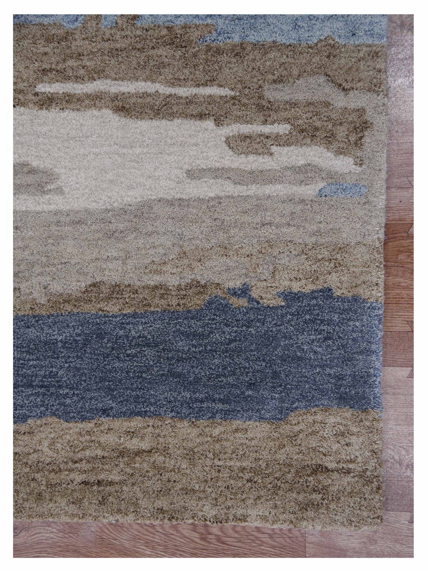Limited ADELAIDE AD-105 WATER BLUE  Transitional Tufted Rug