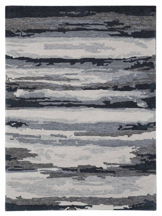 Limited ADELAIDE AD-106 DARK GRAY Transitional Tufted Rug
