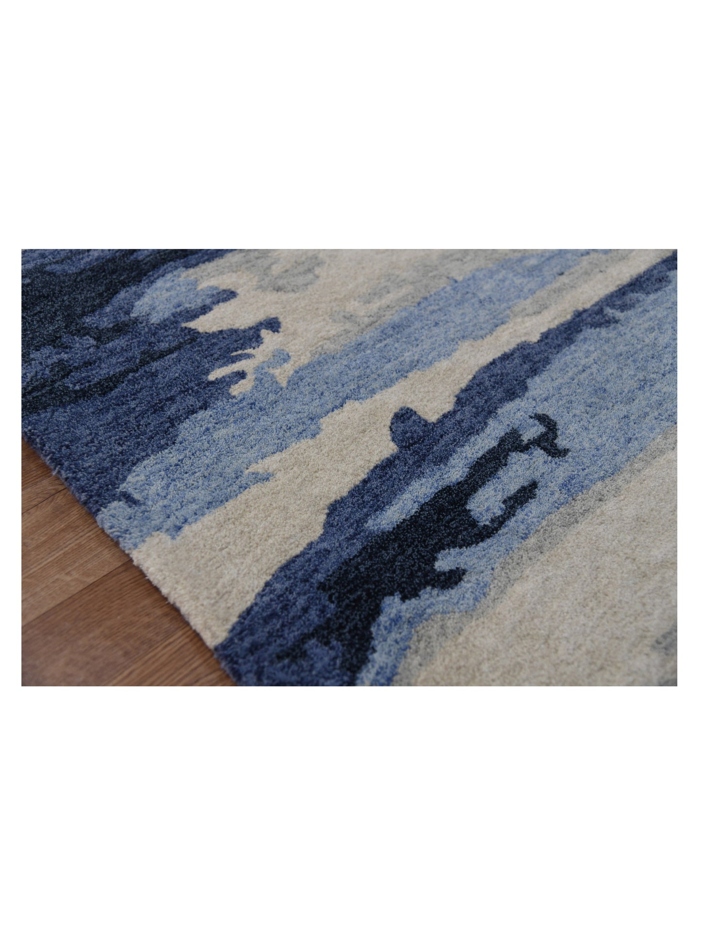 Limited ADELAIDE AD-107 NAVY  Transitional Tufted Rug