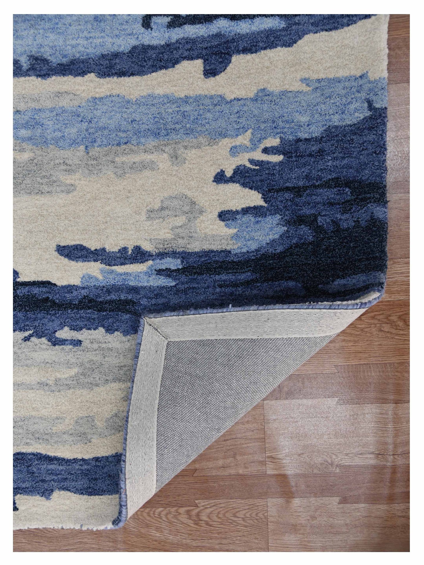 Limited ADELAIDE AD-107 NAVY  Transitional Tufted Rug