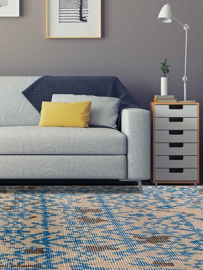 Artisan Viola  Multi  Transitional Knotted Rug