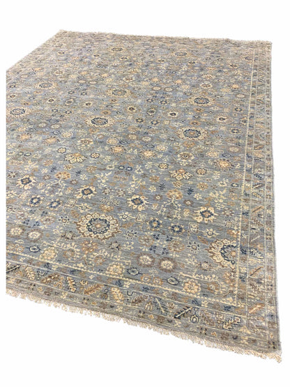 Artisan Vivica  Blue  Traditional Knotted Rug