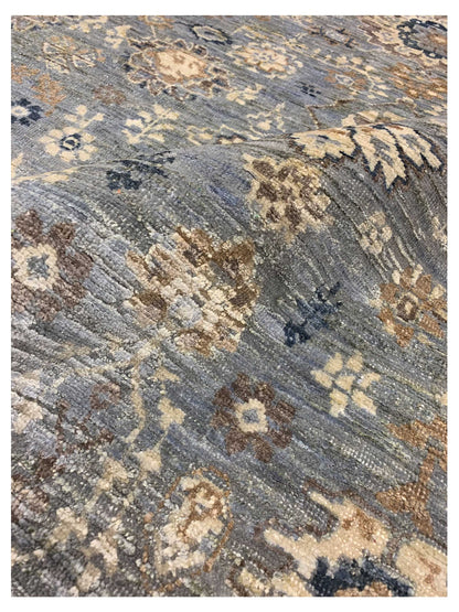 Artisan Vivica  Blue  Traditional Knotted Rug