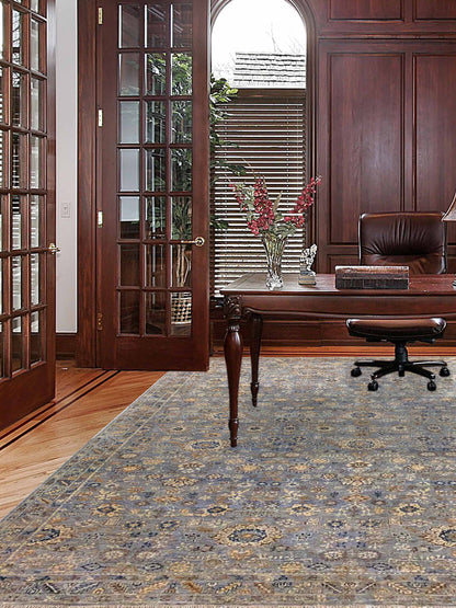 Artisan Vivica  Blue  Traditional Knotted Rug