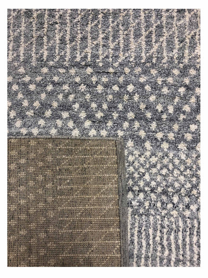 Artisan Marion Silver Ivory Transitional Knotted Rug - Rugs - Artisan - Atlanta Designer Rugs