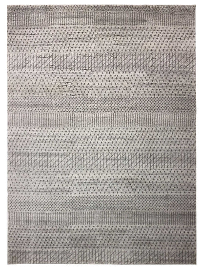 Artisan Marion Ivory Silver Transitional Knotted Rug - Rugs - Artisan - Atlanta Designer Rugs